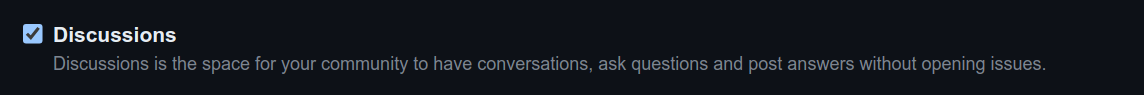Github Discussions